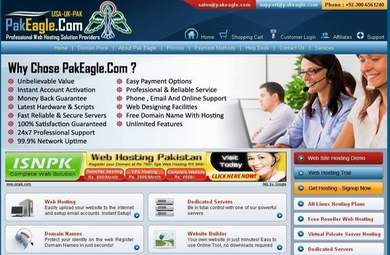 Pak Eagle Web Hosting Services